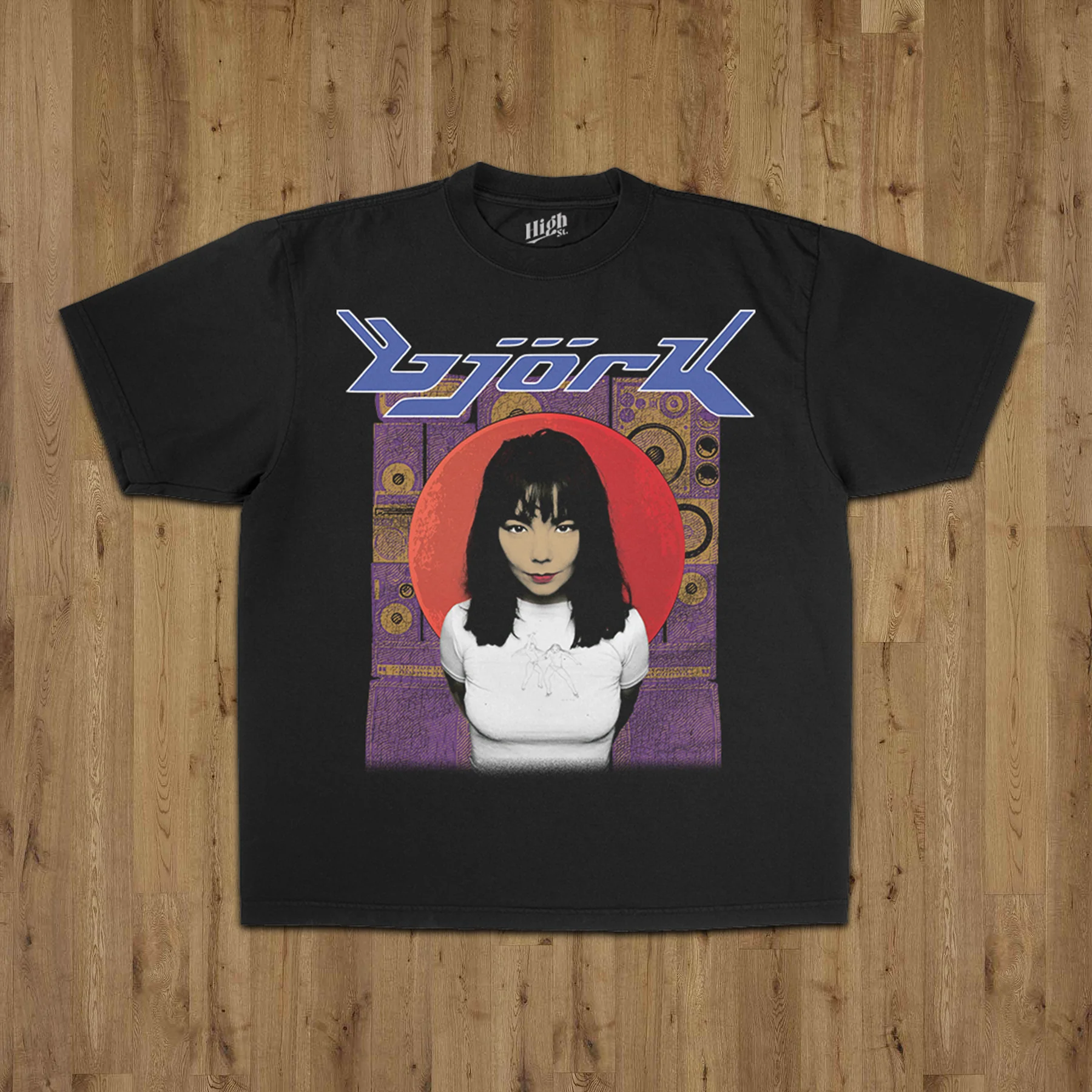 Bjork Heavy Weight Black T-Shirt