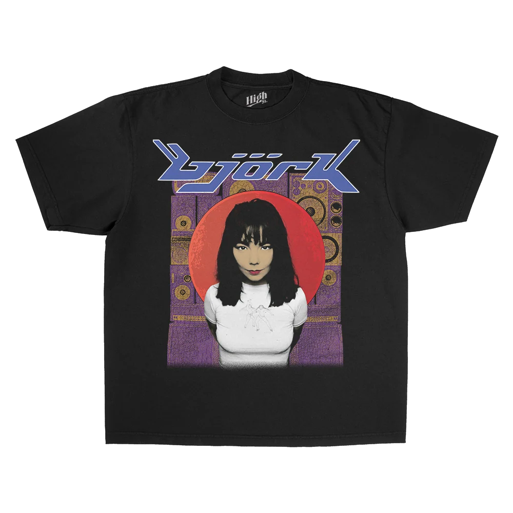 Bjork Heavy Weight Black T-Shirt - Image 2