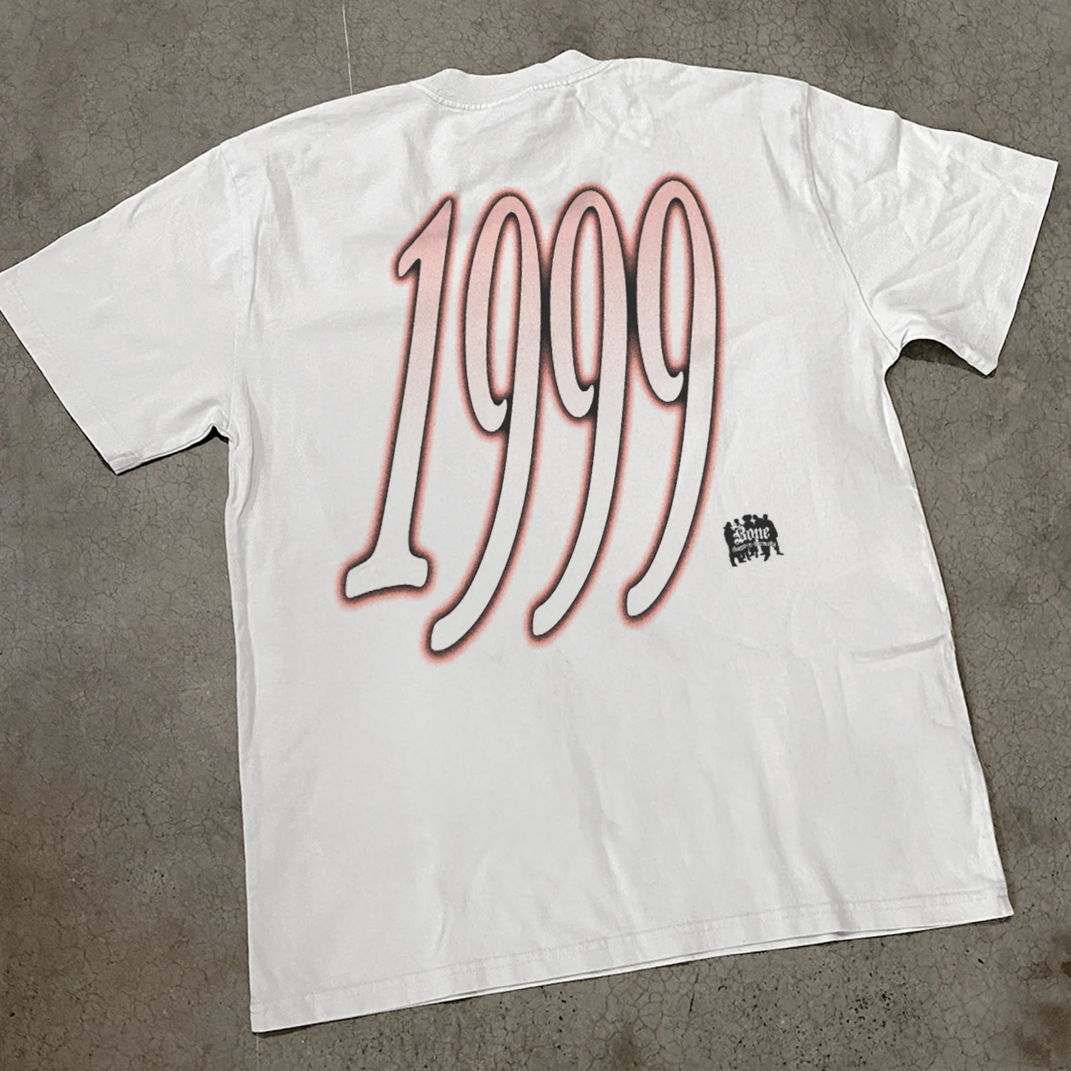 Bone-Thugs-N-Harmony 'Art of War' 1999 Heavy Faded White Tee - Image 3