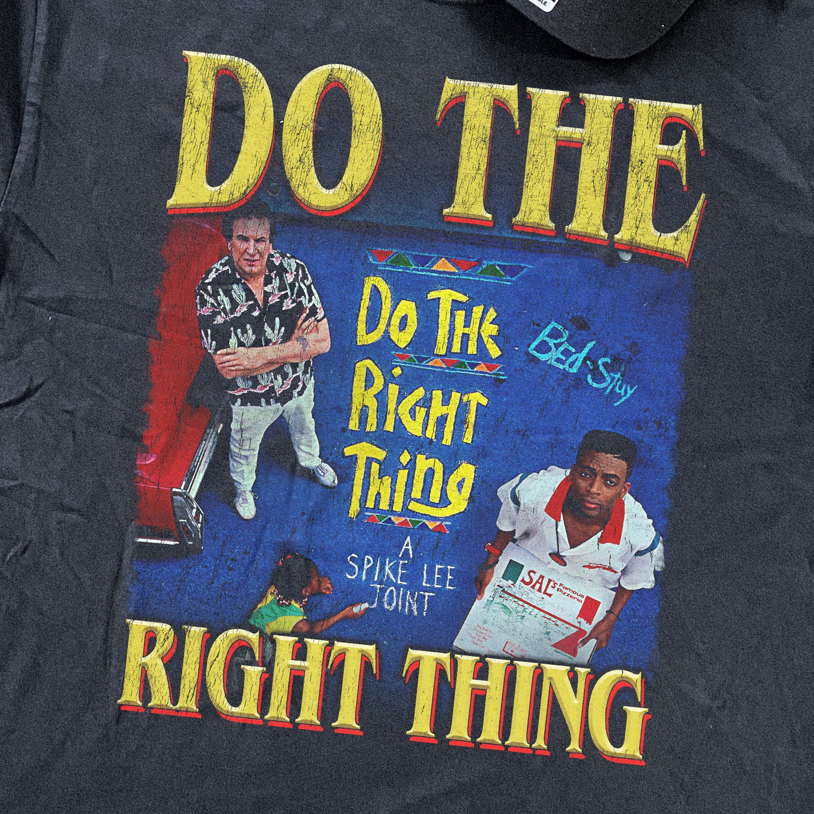 Do The Right Thing Heavyweight Black T-Shirt - Image 2