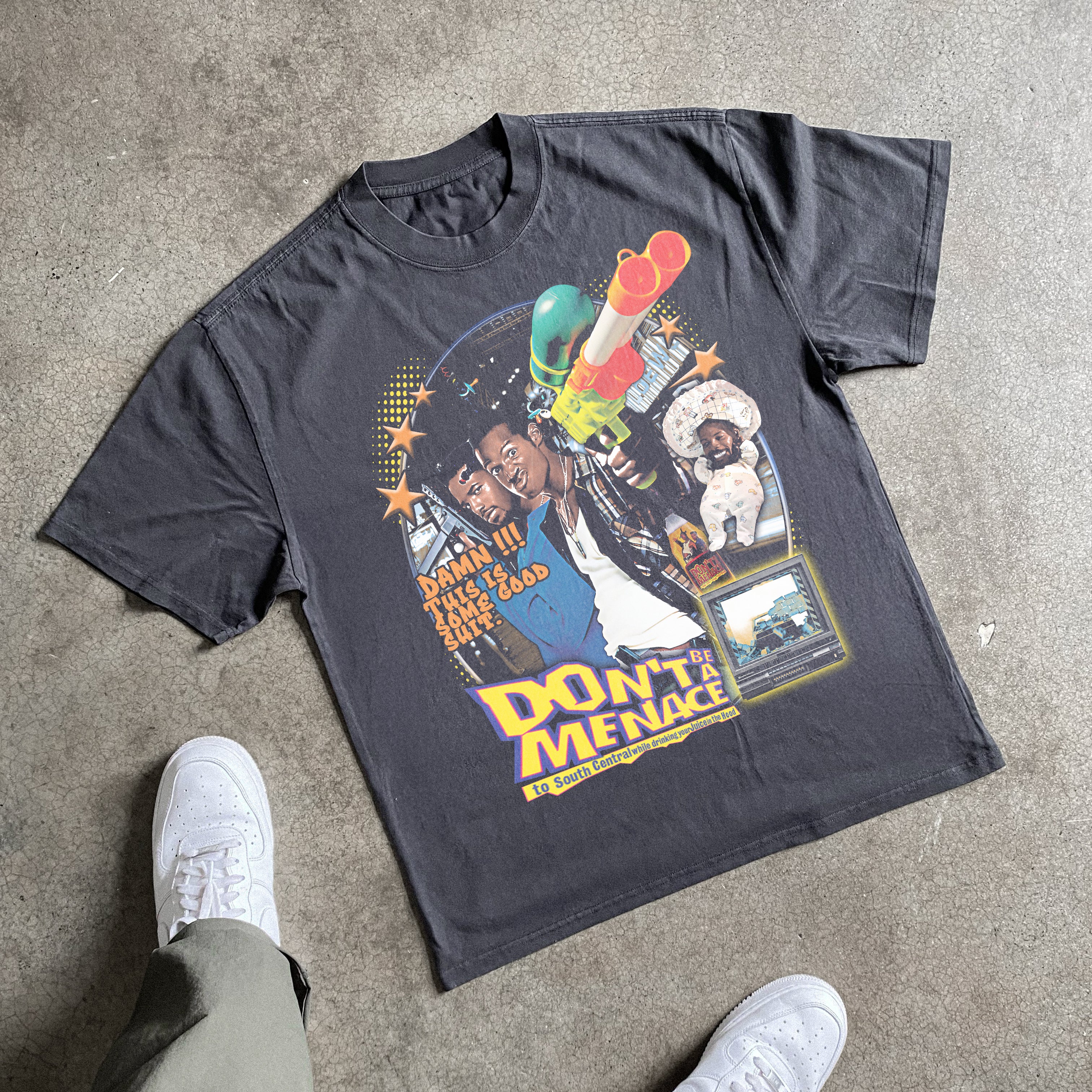 Don't Be A Menace Movie V1 Heavyweight Black T-Shirt