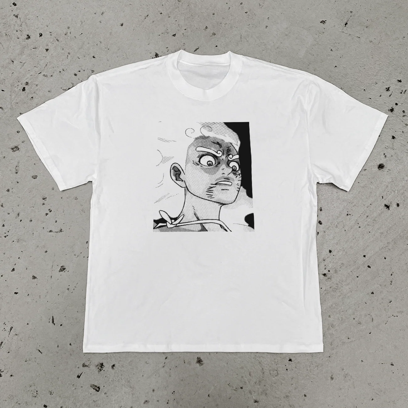 Luffy 'JoyBoy' Heavy White Faded Tee - Image 2