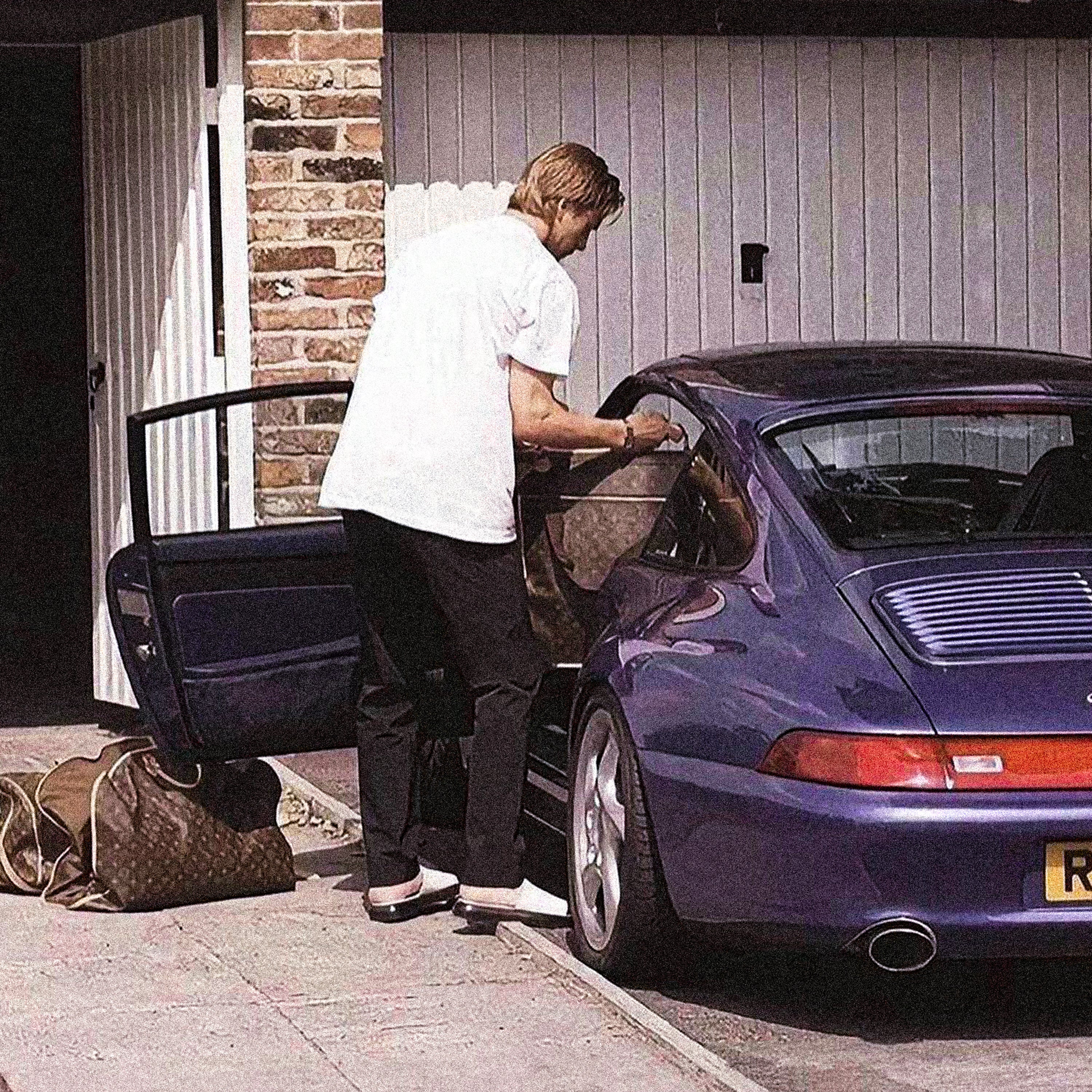 Need Money For Porsche Black Heavy Weight Tee - Image 4