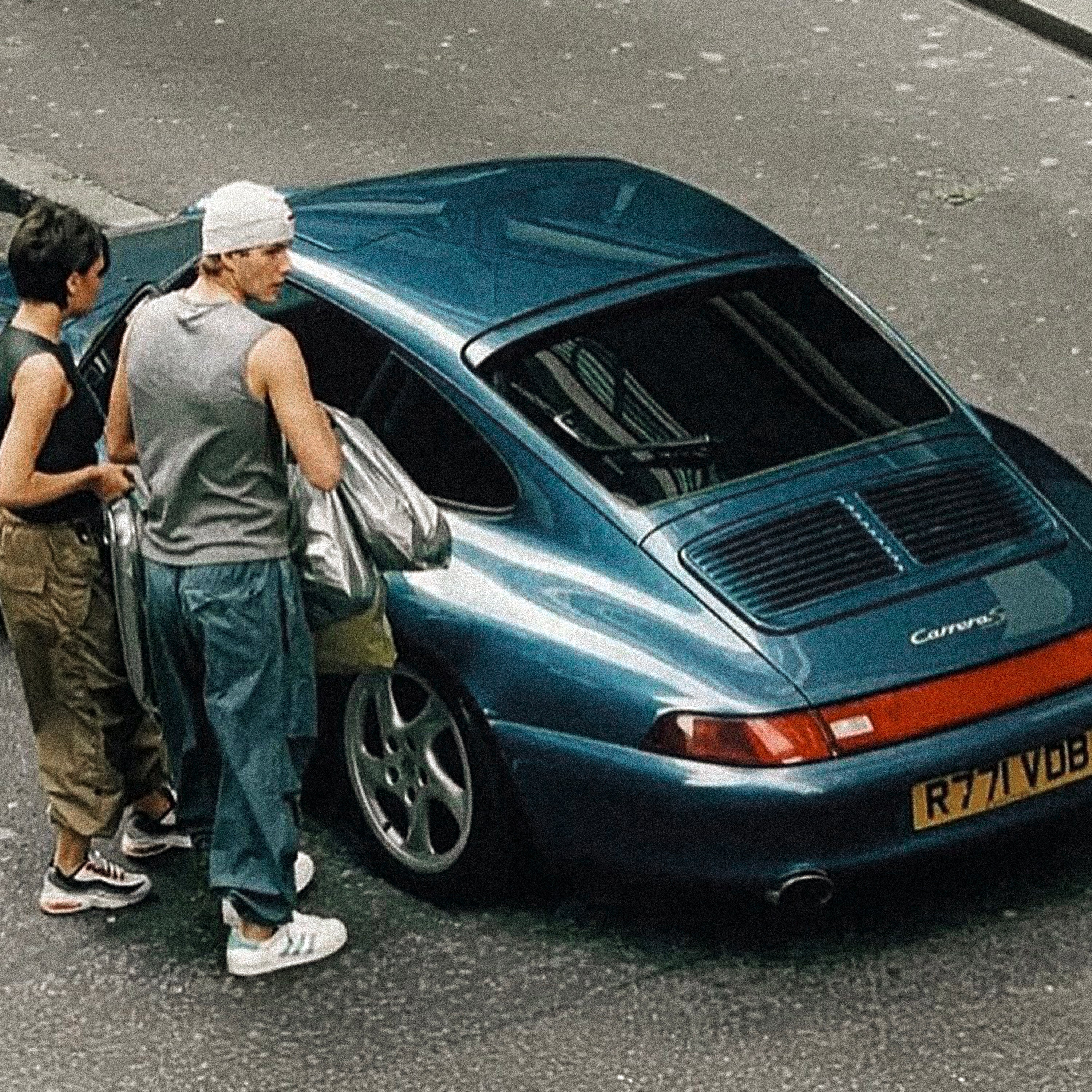 Need Money For Porsche Black Heavy Weight Tee - Image 5