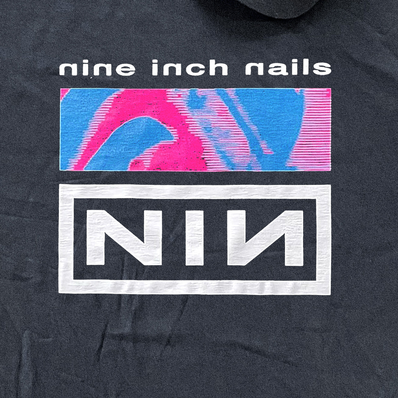 Nine Inch Nails Heavyweight Black T-Shirt - Image 2