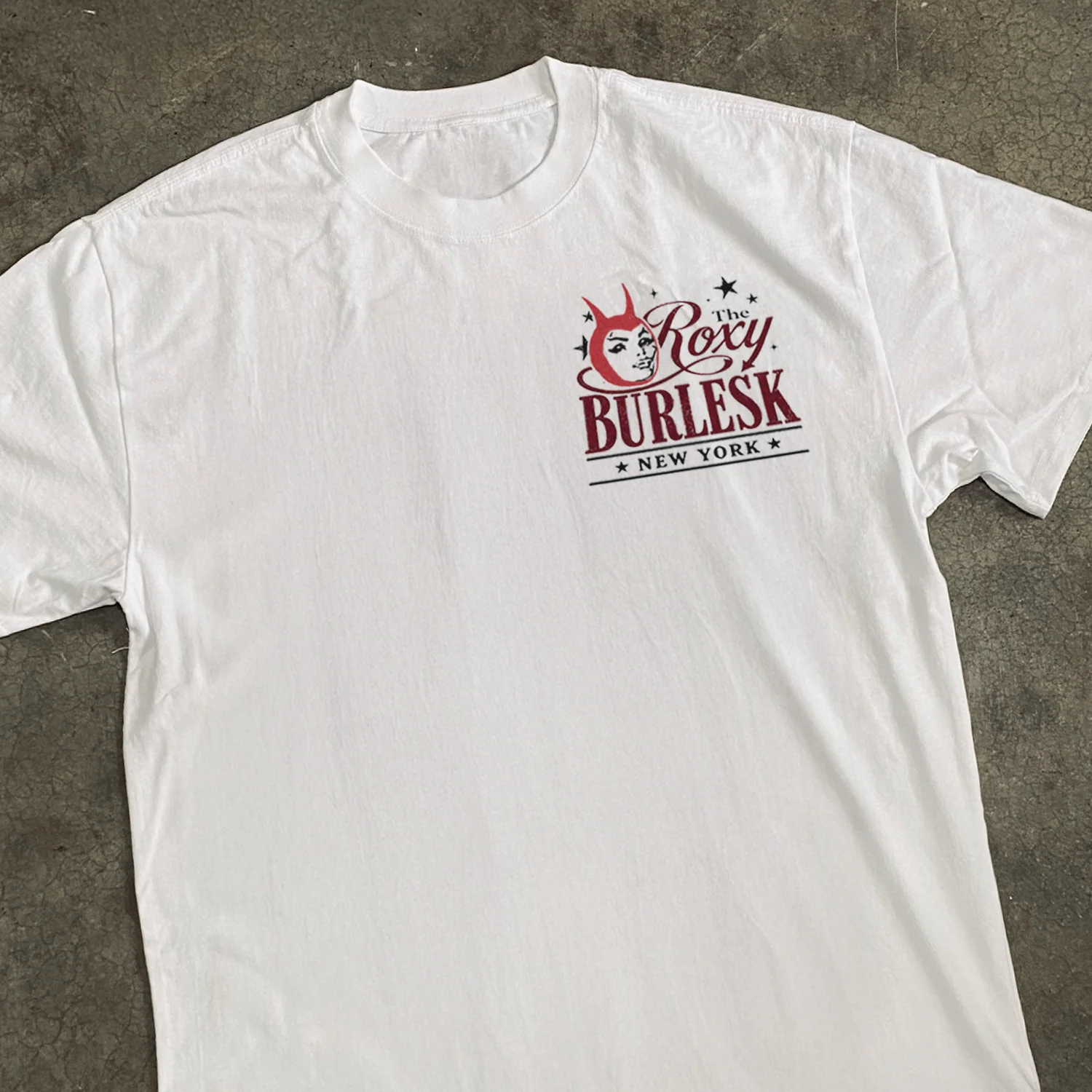 Nyc Vintage 'The Roxy Burlesk' Broadway Peep Show Heavy Faded Tee - Image 2