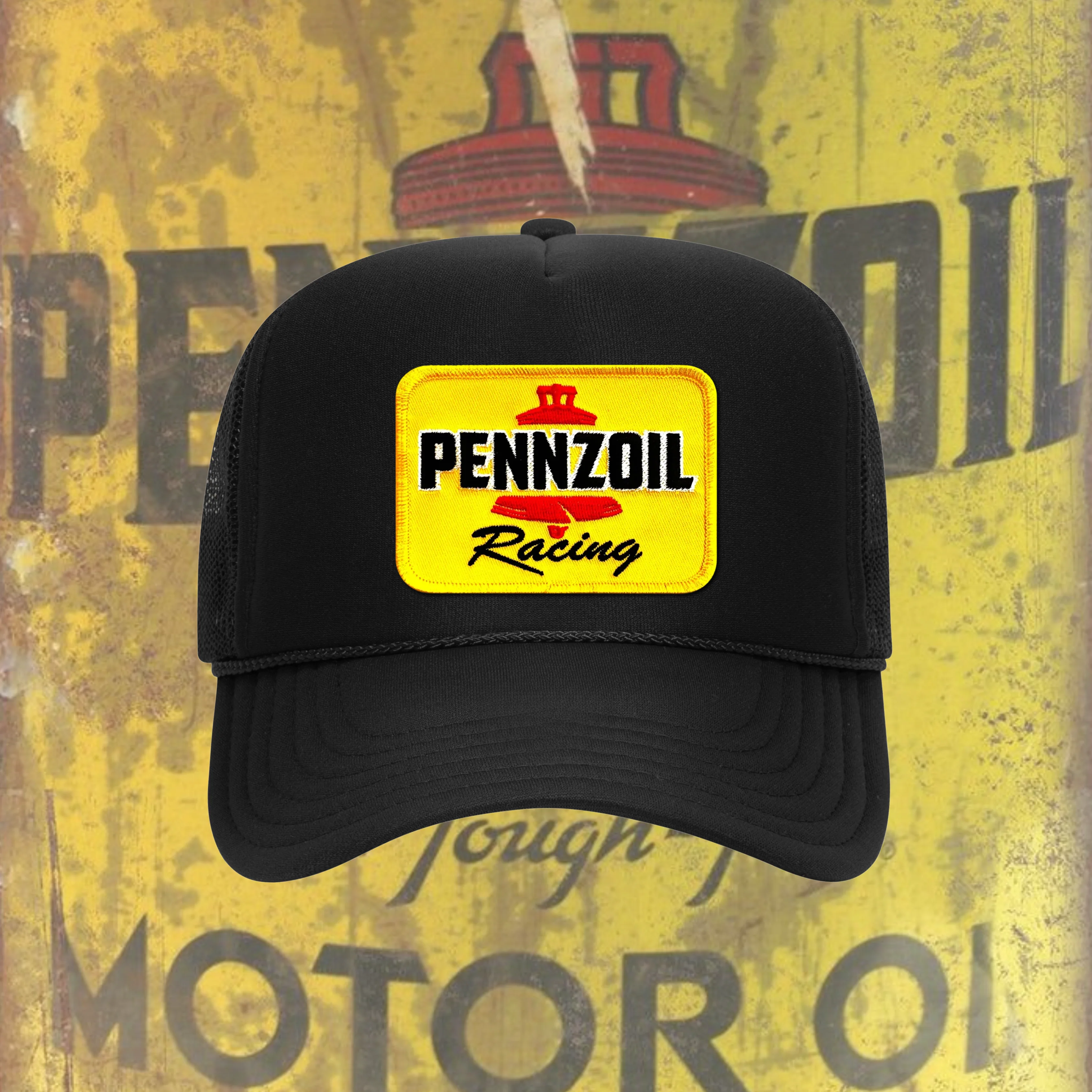 PENNZOIL RACE TEAM PATCH BLACK HAT