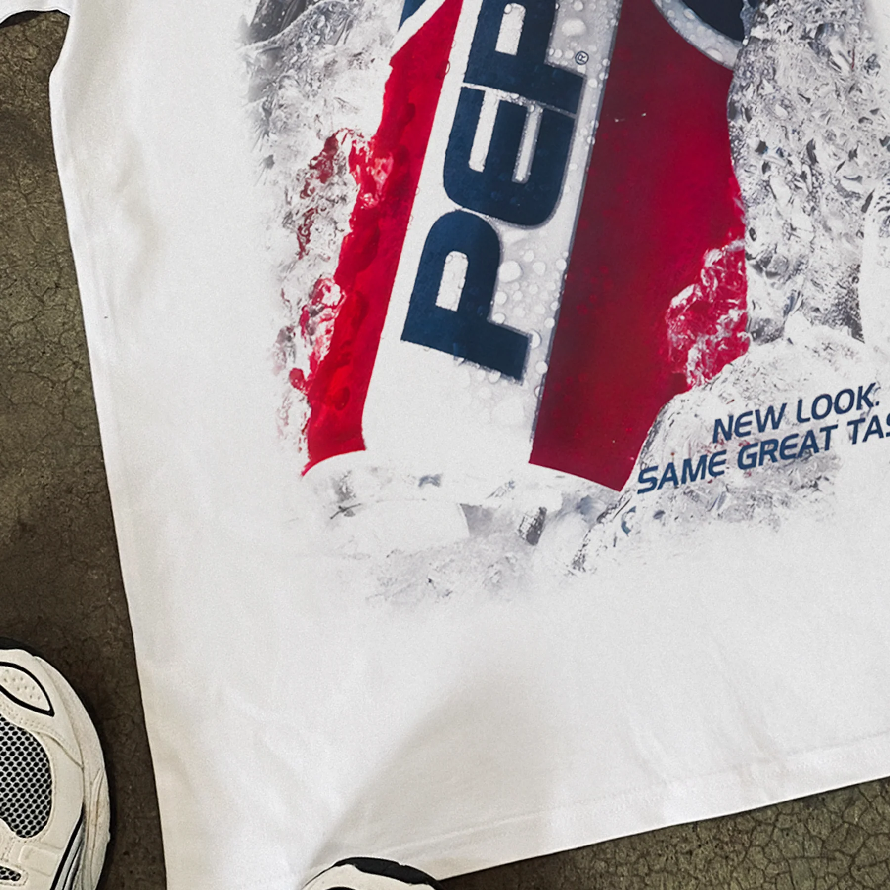 Pepsi 'New Look' Heavy White T-Shirt - Image 2