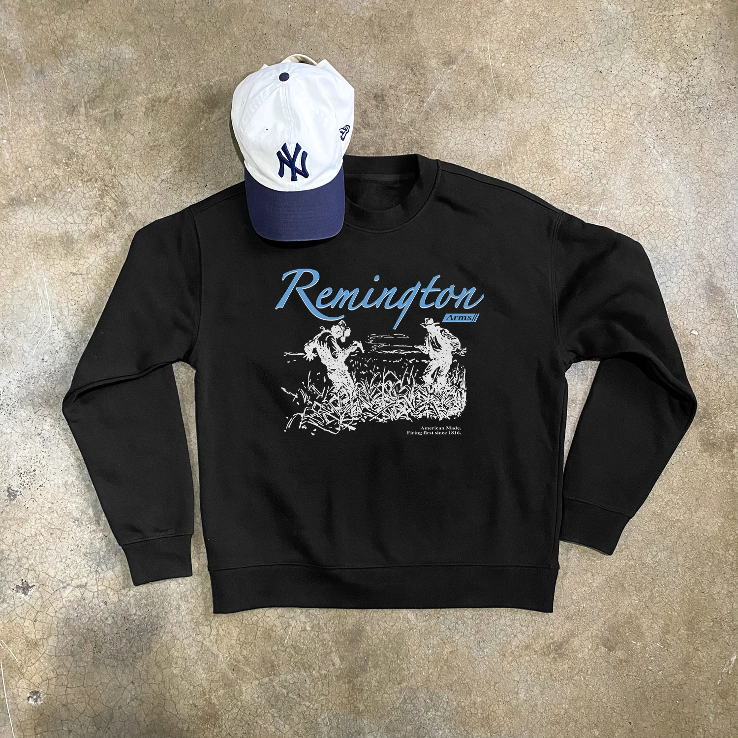 Remington 'Firing First Since 1816' Black Crewneck