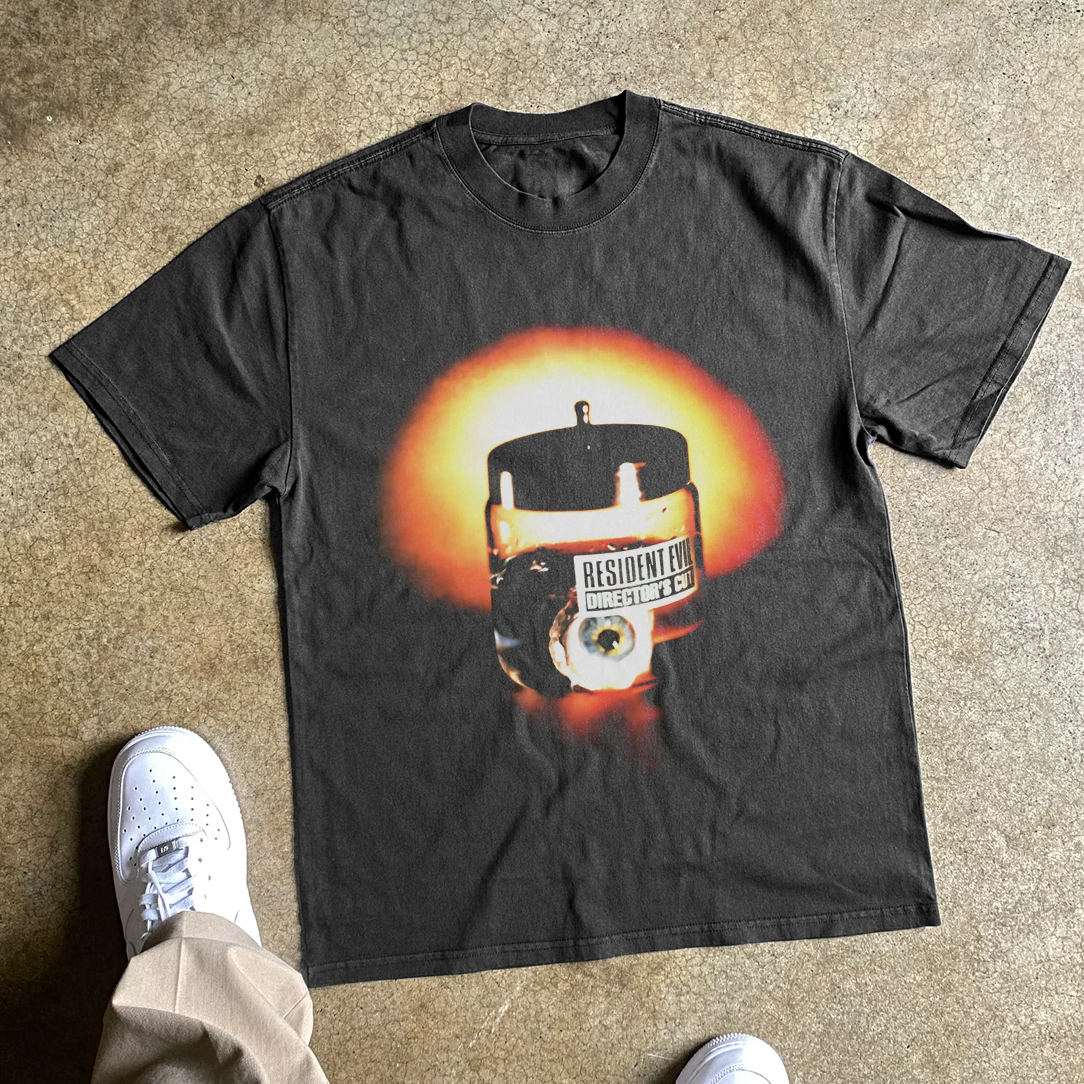 Resident evil II Heavyweight Black Tshirt - Image 2