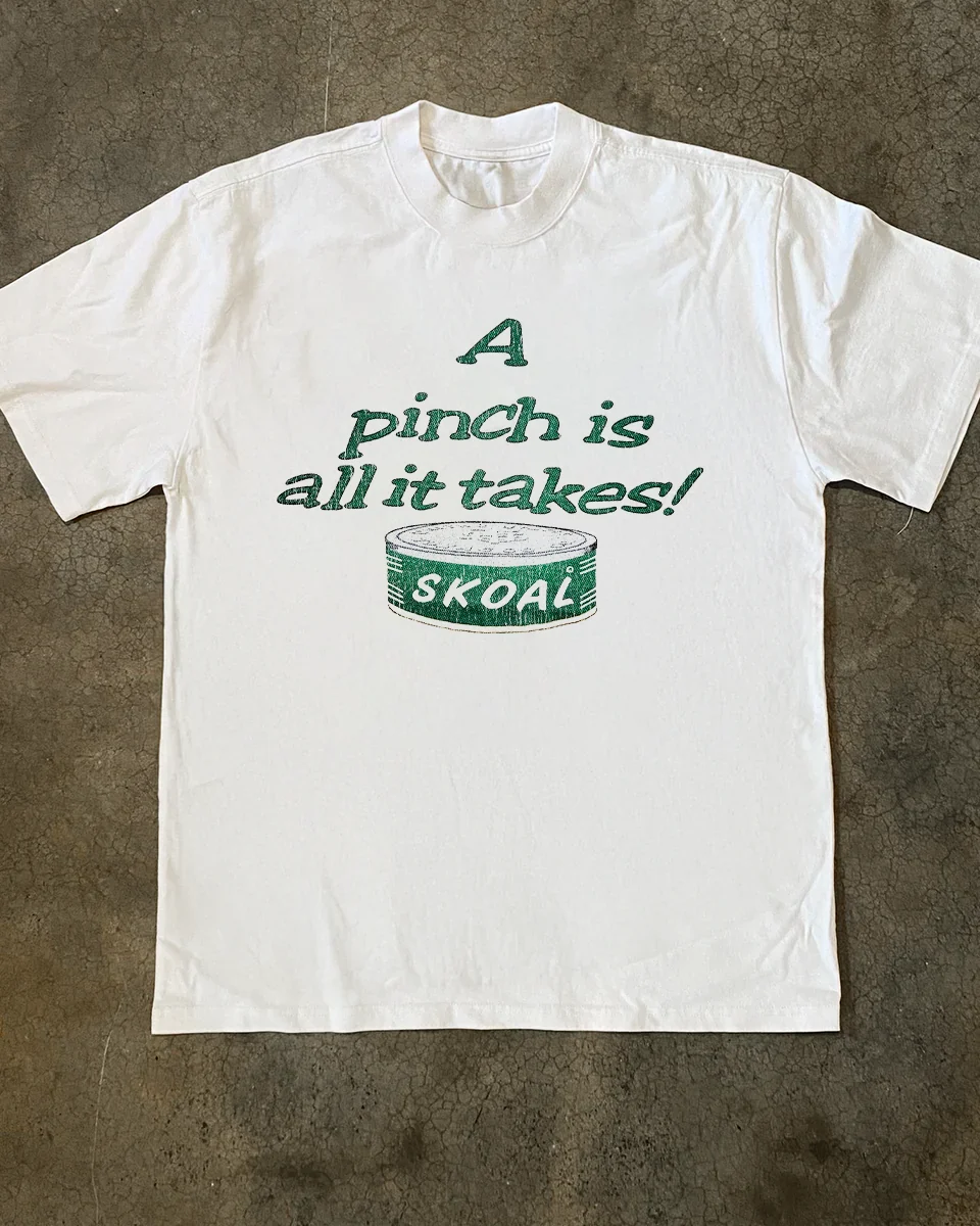 Skoal Heavyweight White Tee