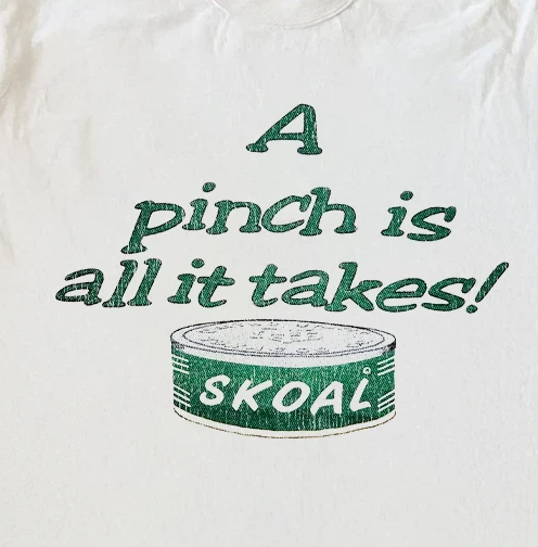 Skoal Heavyweight White Tee - Image 2