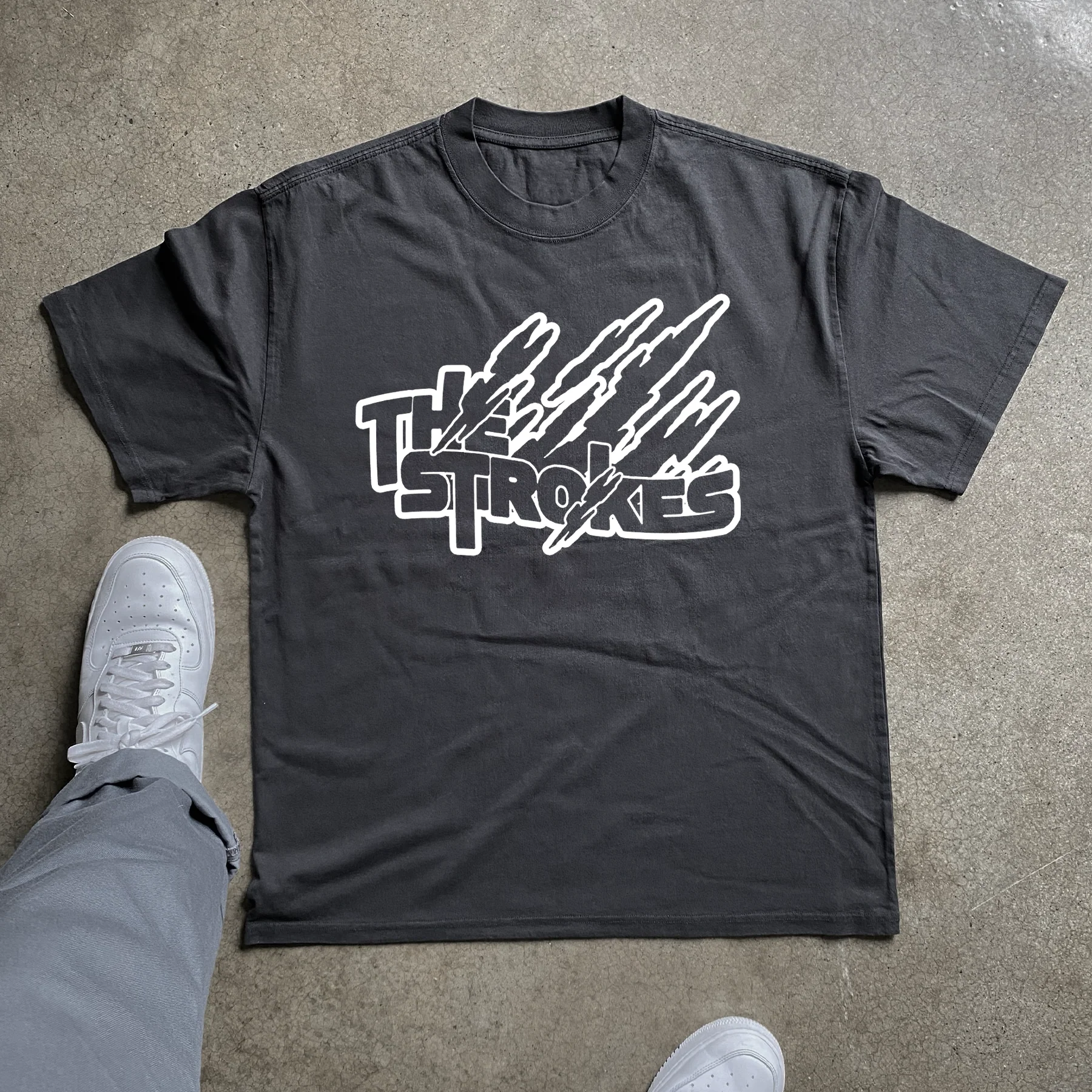 The Strokes 'Marilyn' Heavyweight Black T-Shirt - Image 3