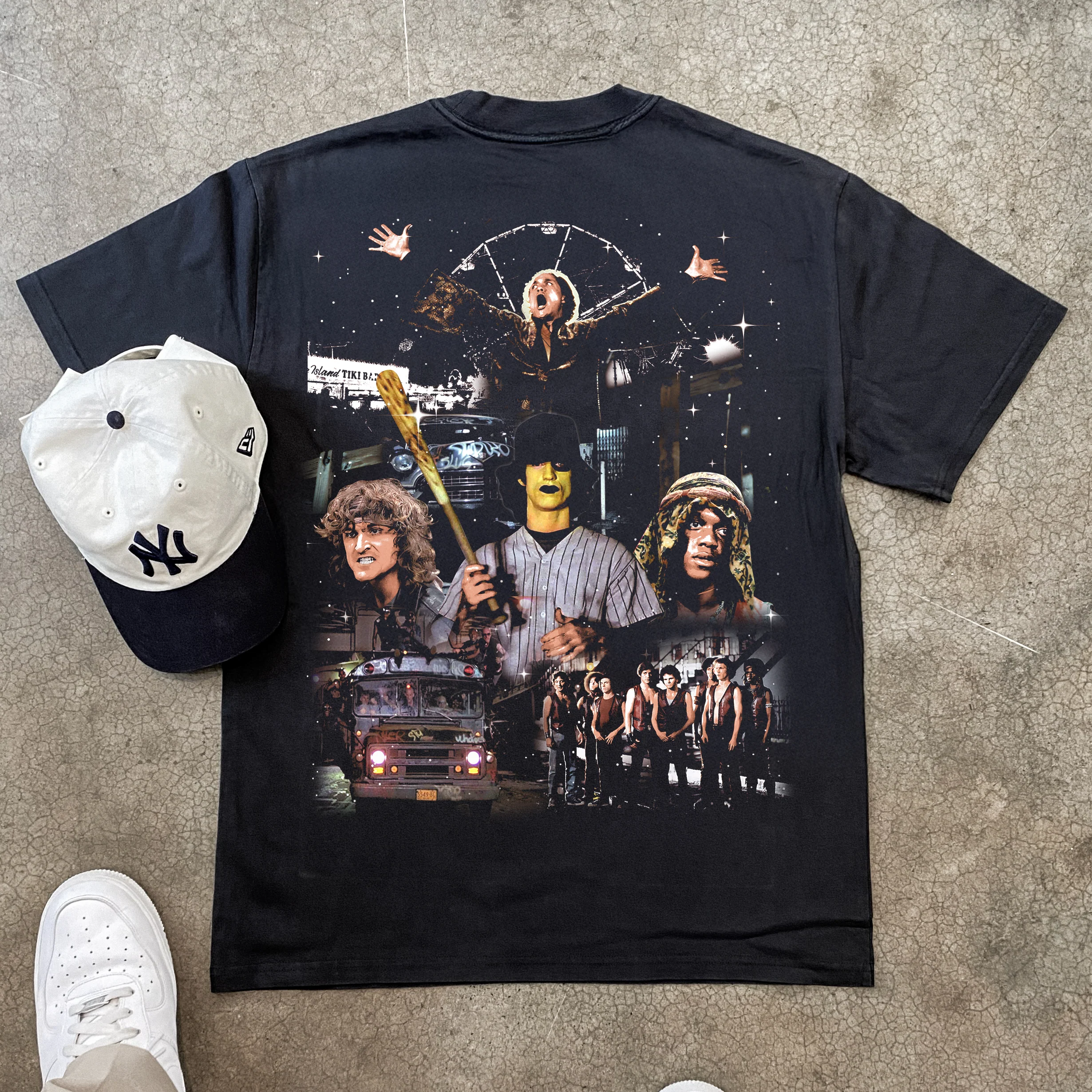 The Warriors Heavyweight Black T-Shirt - Image 3